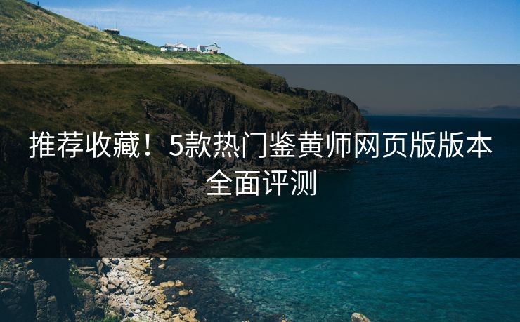推荐收藏！5款热门鉴黄师网页版版本全面评测