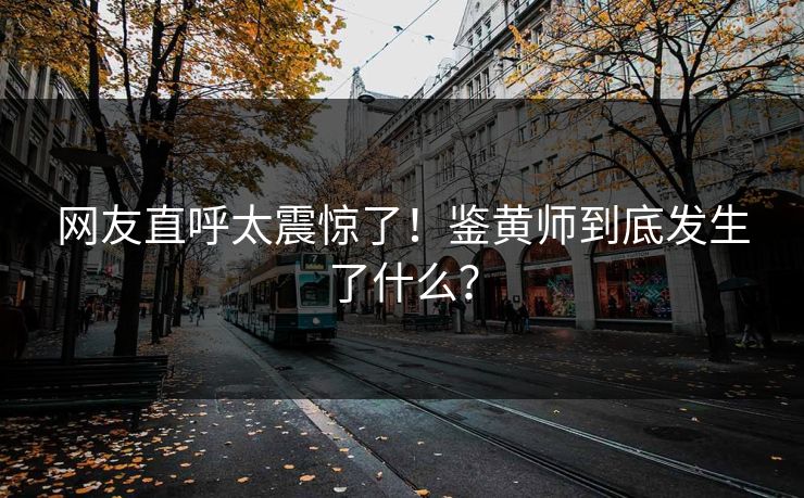 网友直呼太震惊了！鉴黄师到底发生了什么？
