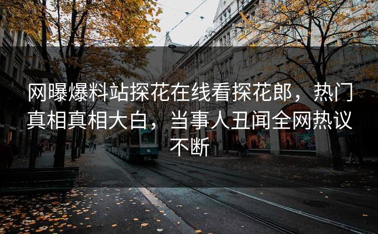 网曝爆料站探花在线看探花郎，热门真相真相大白，当事人丑闻全网热议不断